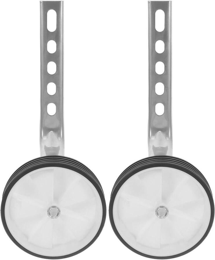 Kinderfiets Stabilisatiewielen Zijwieltjes Kinderfiets Veilig Leren Fietsen Universele Pasvorm 12-20 inch Wit