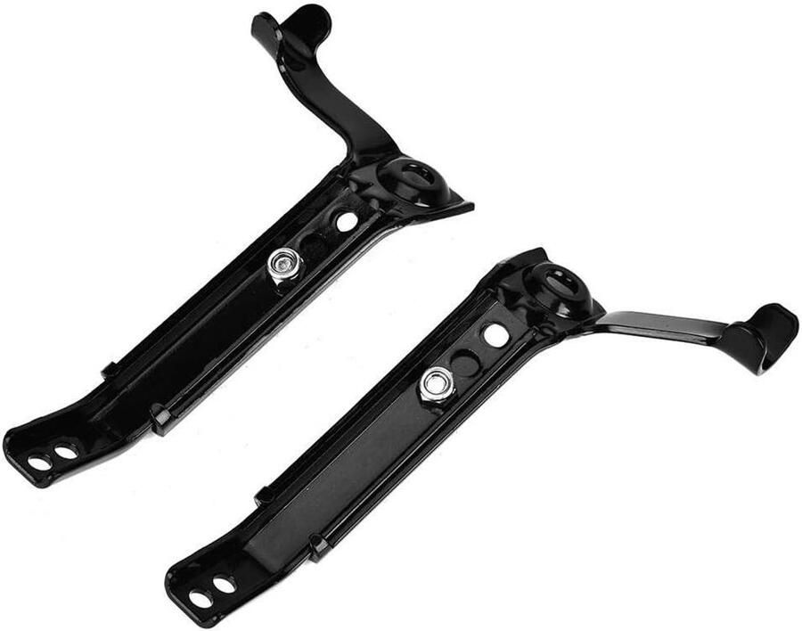 Kinderfiets Stabilisatoren Extra Fietswielen Leren Fietsen Verdikte Stalen Steunen 16 tot 22 Inch Zwart