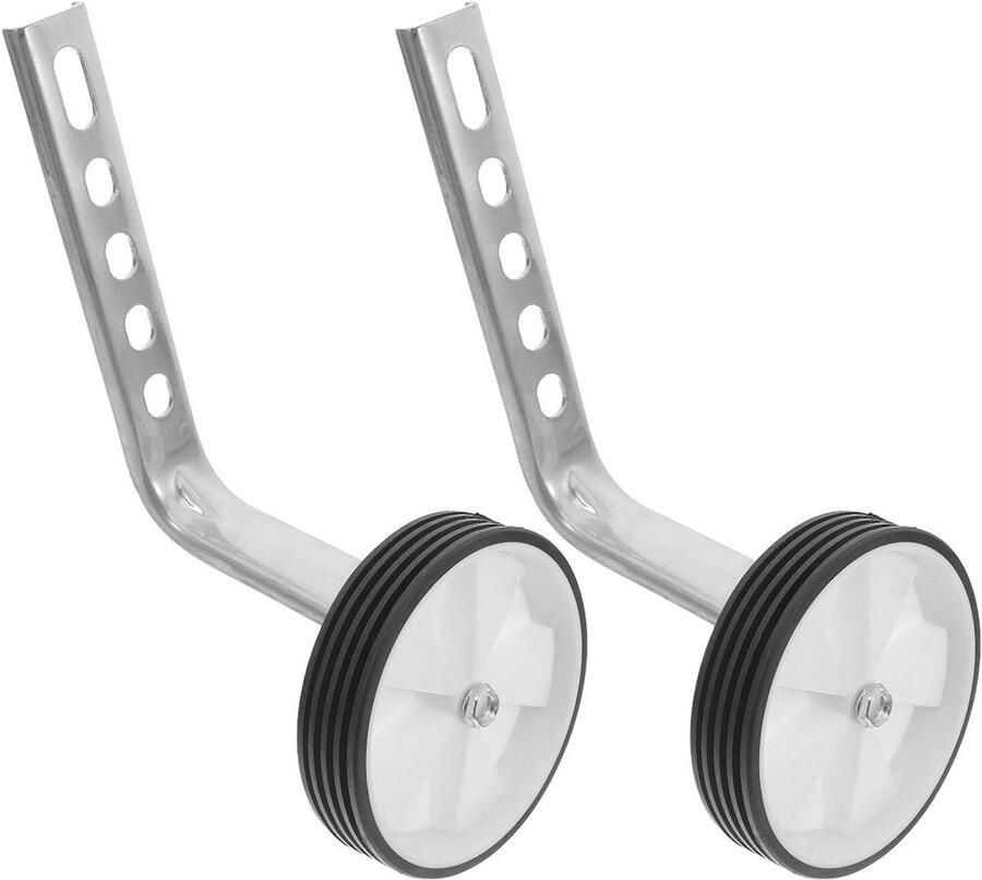 Kinderfiets Stabilisatoren Trainingwielen Zijwieltjes Veilig Leren Fietsen Universele Pasvorm 12 tot 20 inch Wit