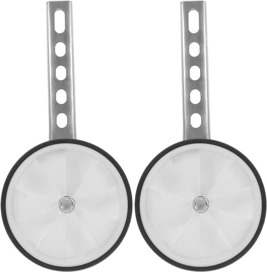 Kinderfiets Stabilisatoren Zijwieltjes Set Fiets Leren Universele Pasvorm 12-20 Inch Wit