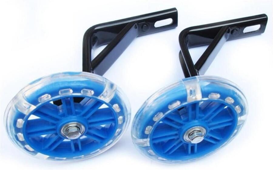 Kinderfiets Stabilisatorwielen Zijwieltjes Kinderfiets Fietsen Leren Sterke Metalen Beugelarm Blauw