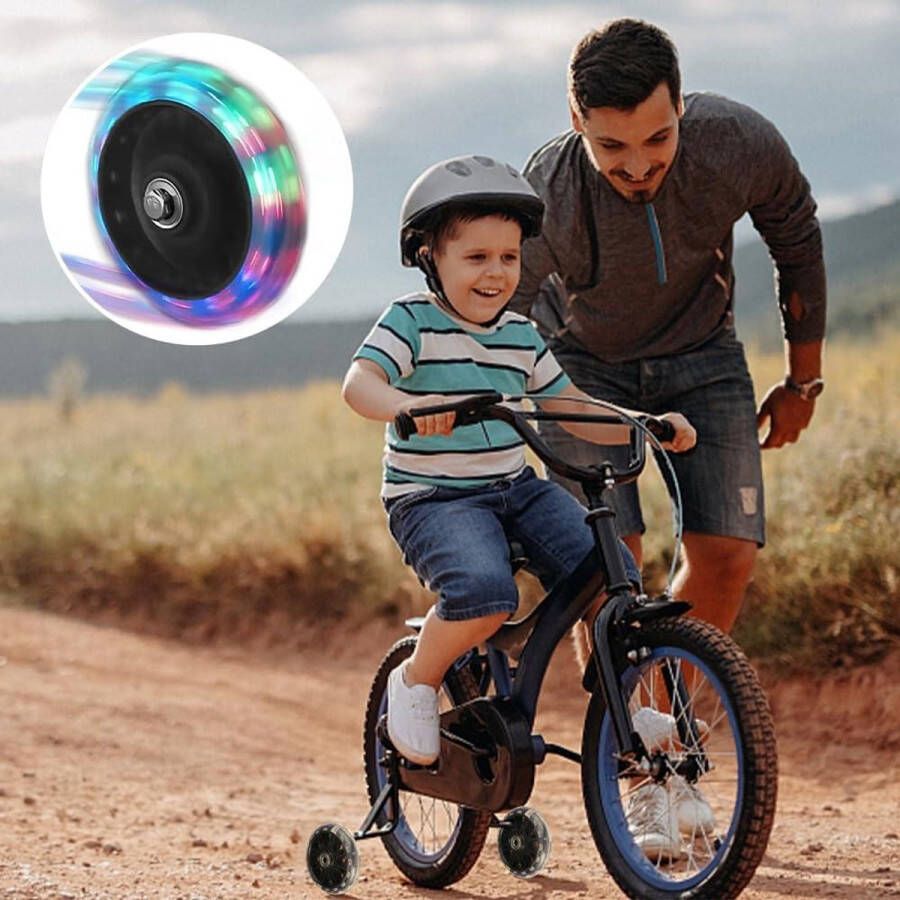 Kinderfiets Steunwielen Verstelbare Universele Stabilisatoren voor Kinderfietsen 12 14 16 18 20 Inch