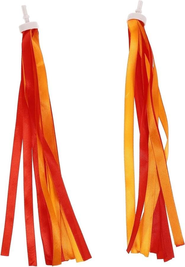 Kinderfiets Streamers Fiets Kwastjes Fiets Decoratie Polyester Materiaal 28 cm Multicolor