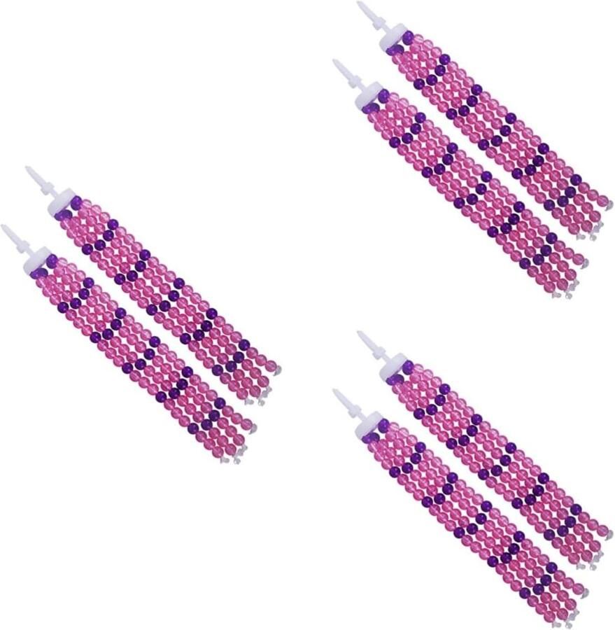 Kinderfiets Streamers Fietsdecoratie Kwastjes Versieren Fiets Universele Pasvorm 22x3.3x2CM Roze