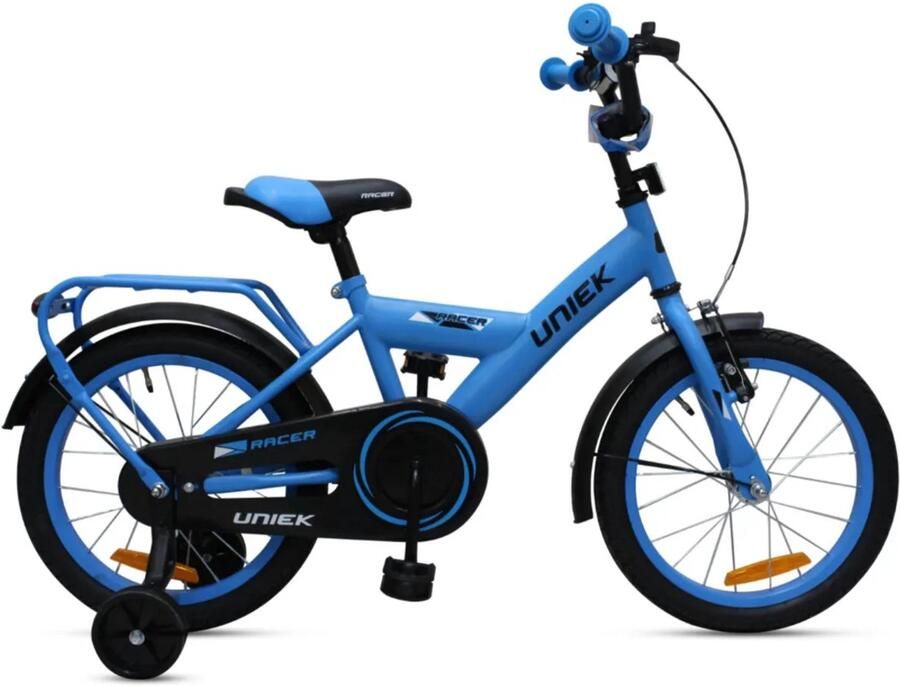 Kinderfiets Uniek Boy 14'' 1N Blauw