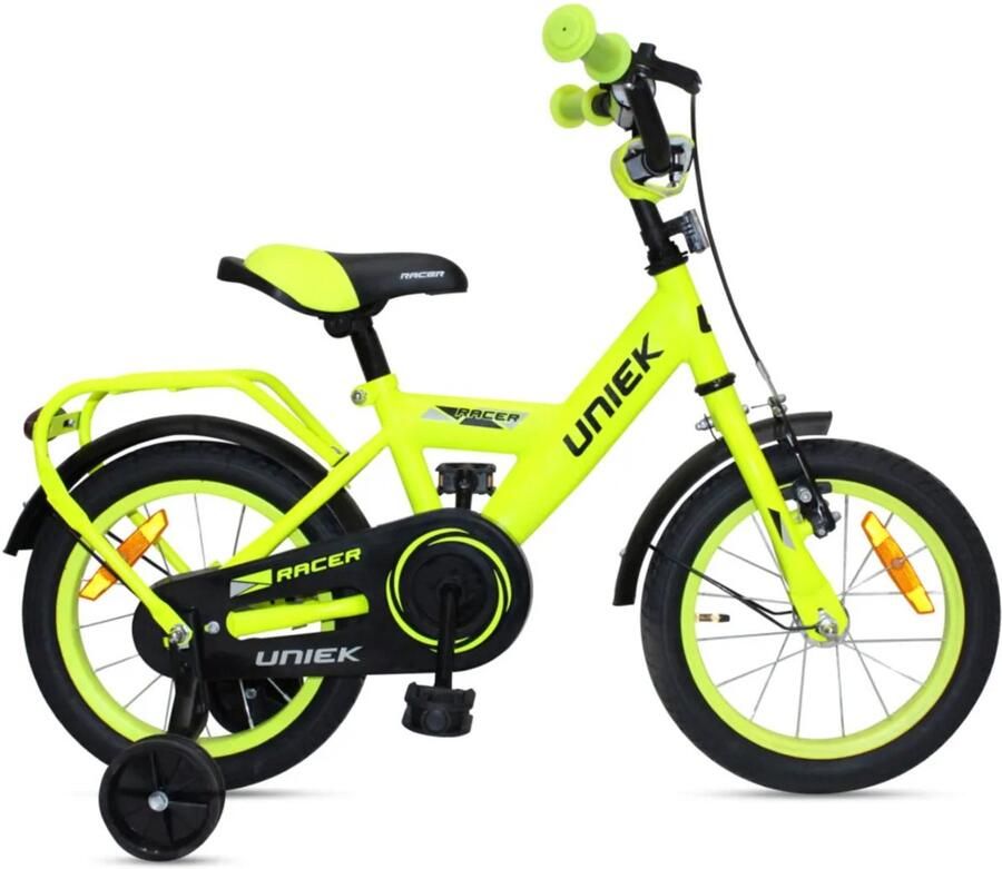 Kinderfiets Uniek Boy 14'' 1N Geel