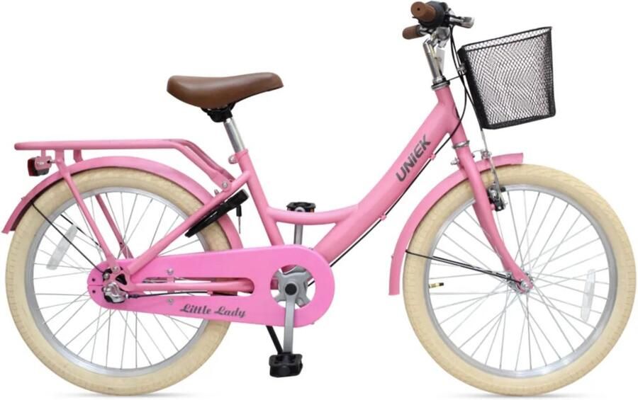 Kinderfiets Uniek Girly 20'' 3Nexus Roze