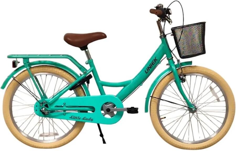 Kinderfiets Uniek Girly 20'' 3Nexus Turquoise