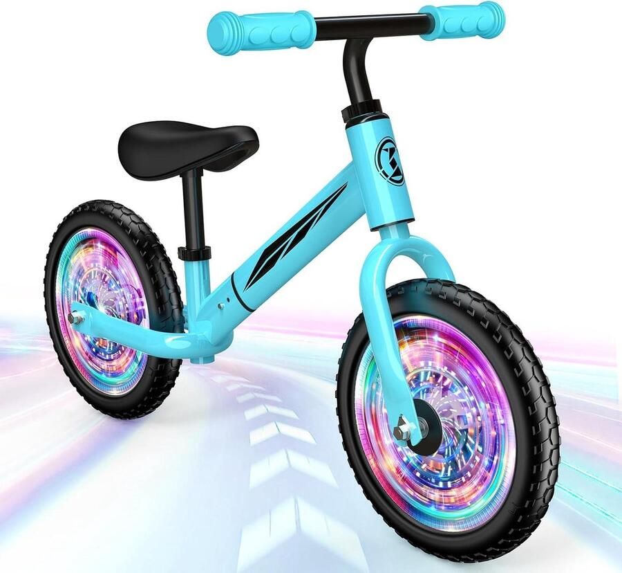 Kinderfiets Verlichte Wielen Loopfiets Balansfiets Buiten Spelen Wielen Lichten Automatisch Op