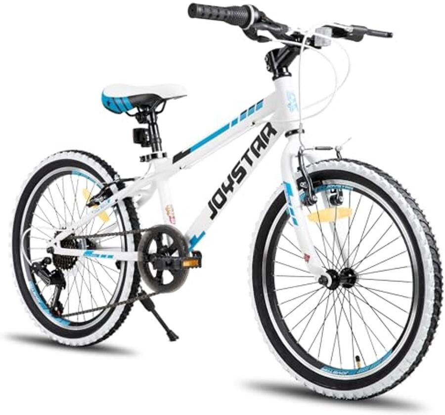 Kinderfiets voor en van 7 tot 12 jaar 20 en 24 hardtail mountainbike met 1 of 7 versnellingen