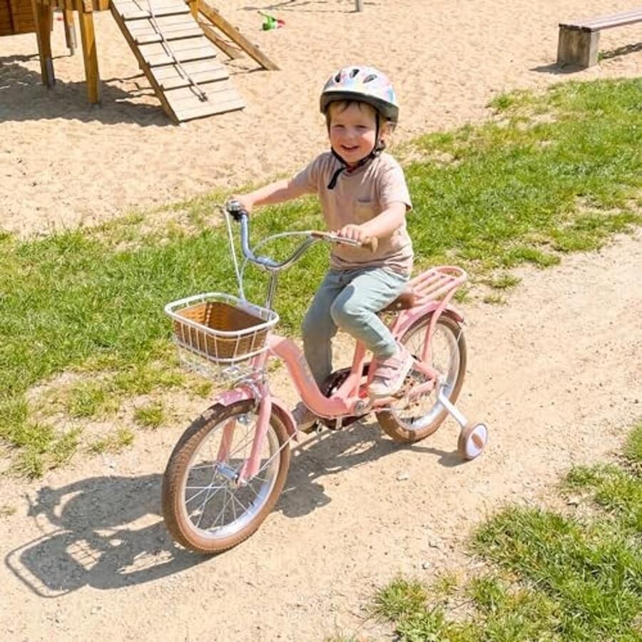 Kinderfiets voor Meisjes Ibiza 12 Inch Roze