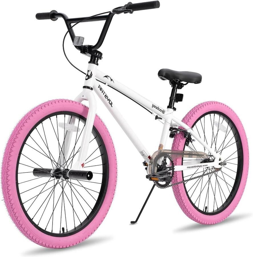 Kinderfiets Wegfiets sfiets sfiets Buitenspelen Fietsen Stalen Frame 125 x 61 x 21 cm Wit
