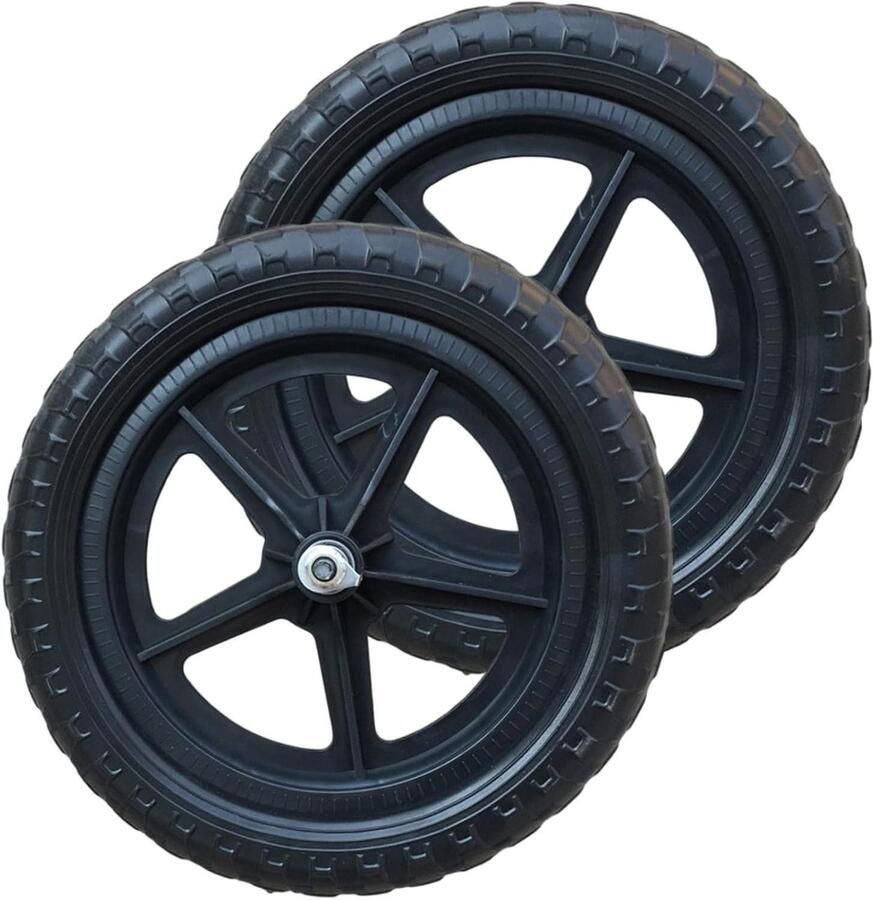 Kinderfiets Wielen Loopfiets Wielen Kinderen Leren Fietsen Eenvoudige Montage 11 Inch Set Zwart