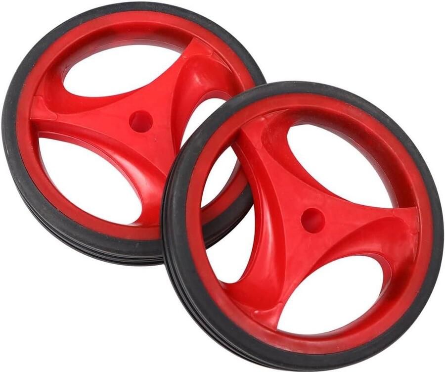 Kinderfiets Zijwielen Balanswielen Trainingswielen Fietsen Leren Inclusief Knipperlicht 11x11cm Rood