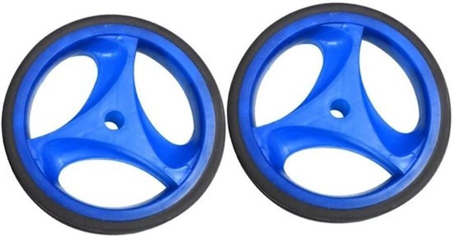 Kinderfiets zijwielen Hulpwielen en balanswielen Voor veilig leren fietsen Verstelbaar en dempend 2 inch Blauw