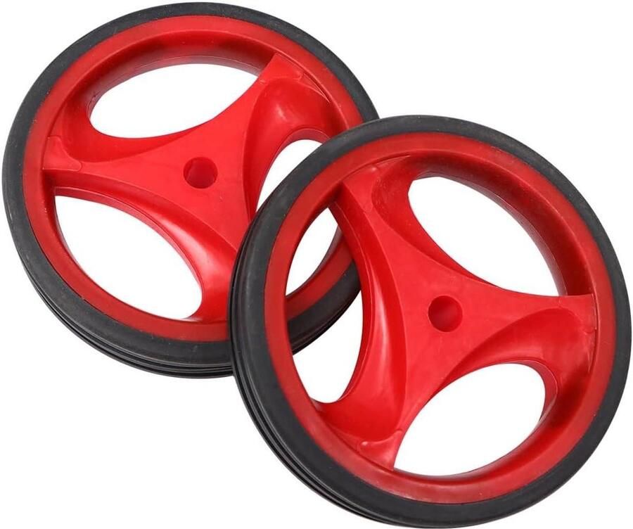 Kinderfiets Zijwielen Stevige Trainingswielen Leren Fietsen Met Knipperlicht 2 inch Rood
