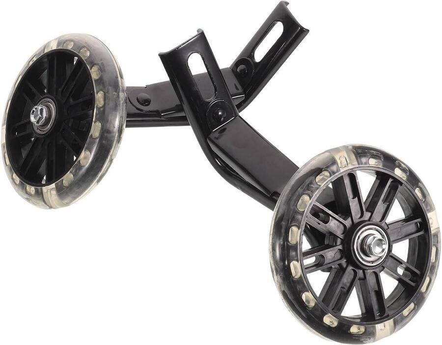 Kinderfiets Zijwieltjes Hulpwielen Stabilisatoren Leren Fietsen Balansondersteuning Beginners 11 cm Zwart