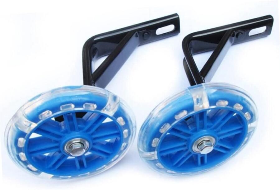 Kinderfiets Zijwieltjes Oefenwieltjes Fiets Fietsen Leren Versterkt Stabiliteitsontwerp Voor 18-20 Inch Blauw
