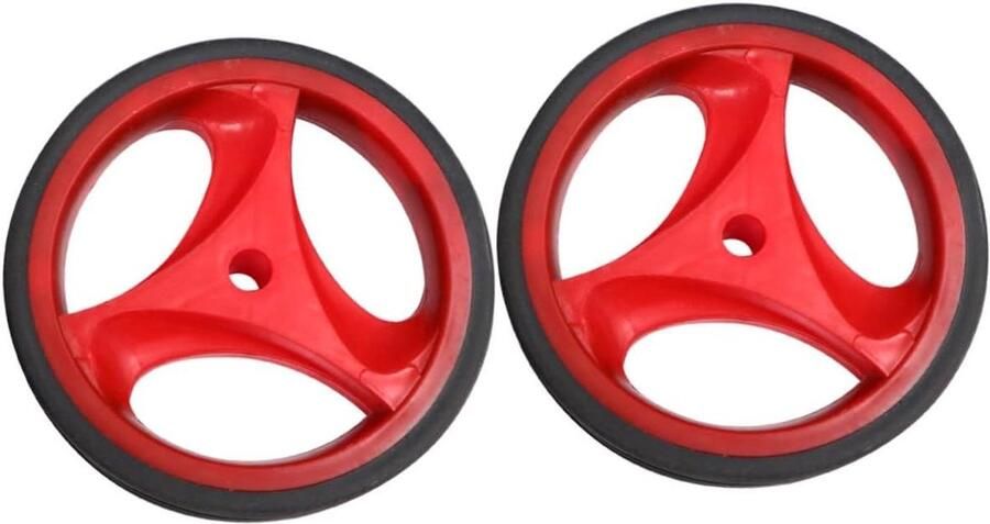 Kinderfiets Zijwieltjes Steunwielen Balanswielen Kinderen Leren Fietsen Met Knipperlicht 4.33 inch Rood