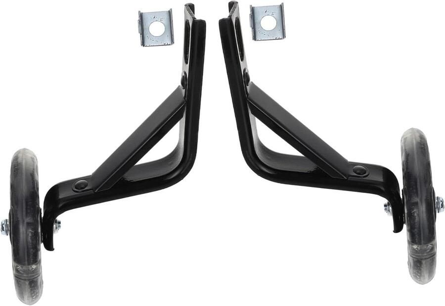Kinderfiets Zijwieltjes Stevige Stabilisatoren Leren Fietsen Extra Balansbescherming 12x11.5x11cm Zwart