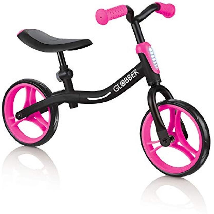 Kinderfietsen Zwart Roze voor Kinderen Loopfiets Go Bike