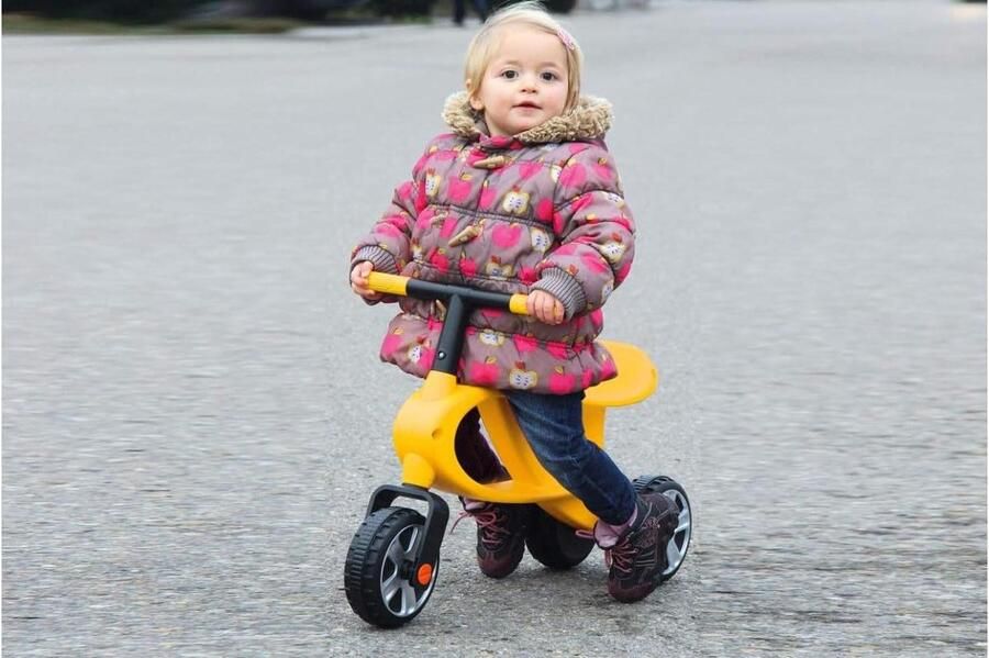 Kinderloopfiets Loopfiets Buiten spelen Montage niet nodig Niet gespecificeerd Geel