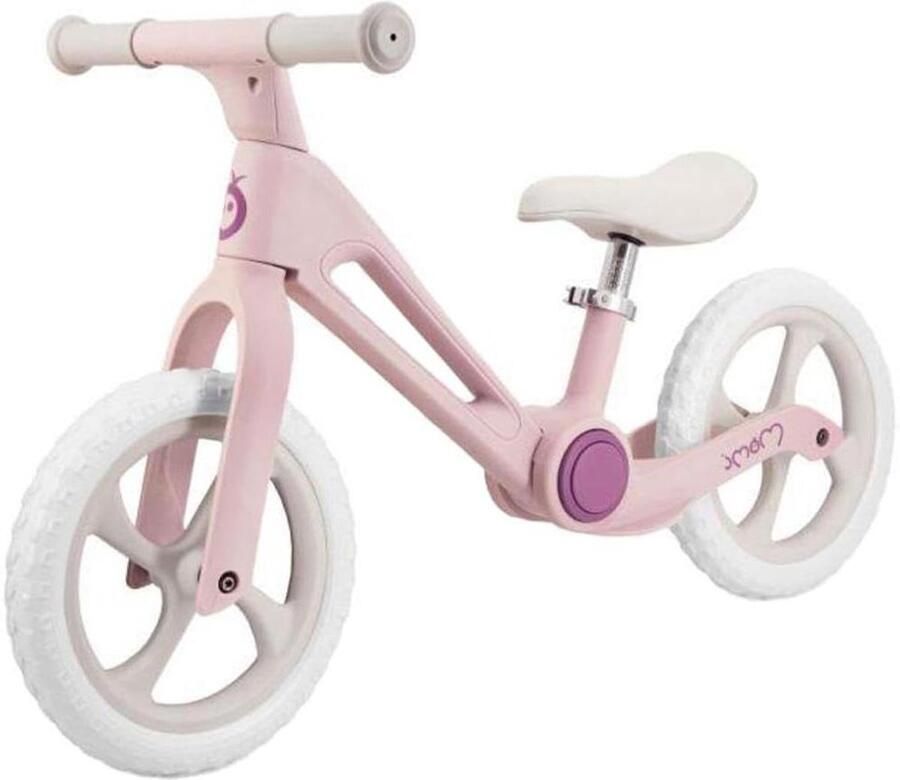 Kinderloopfiets Loopfiets Evenwicht Trainen Inklapbaar Met Knop 12 Inch Wielen Roze