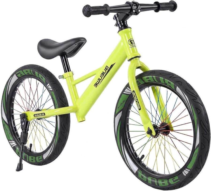 Kinderloopfiets Loopfiets zonder pedalen Buiten spelen Verstelbaar zadel 16 inch Groen