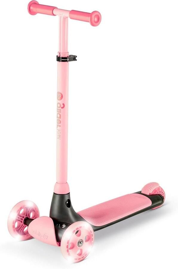 Kinderscooter Driewieler Steppen voor kinderen Buiten spelen Verstelbaar stuur 62.7 cm Roze