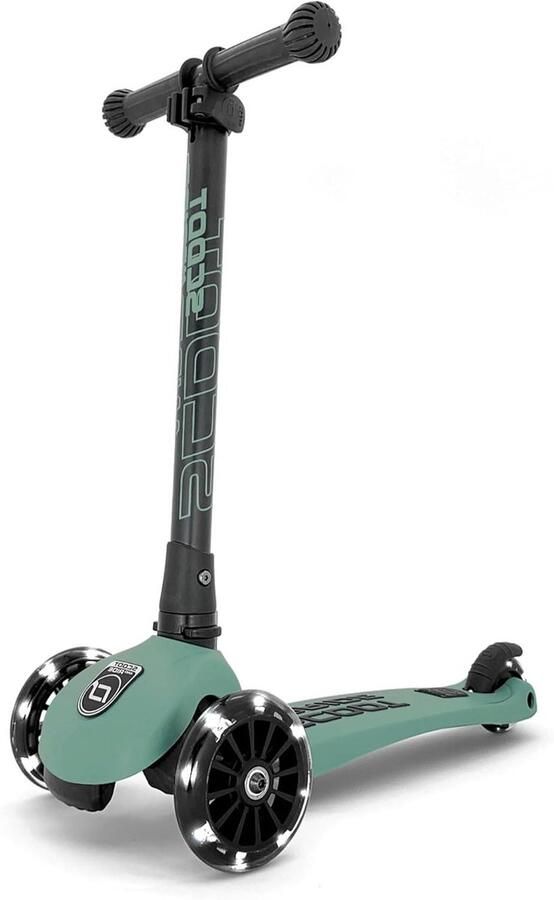 Kinderstep Loopfiets step Buiten spelen 3 wielen 55 cm Groen