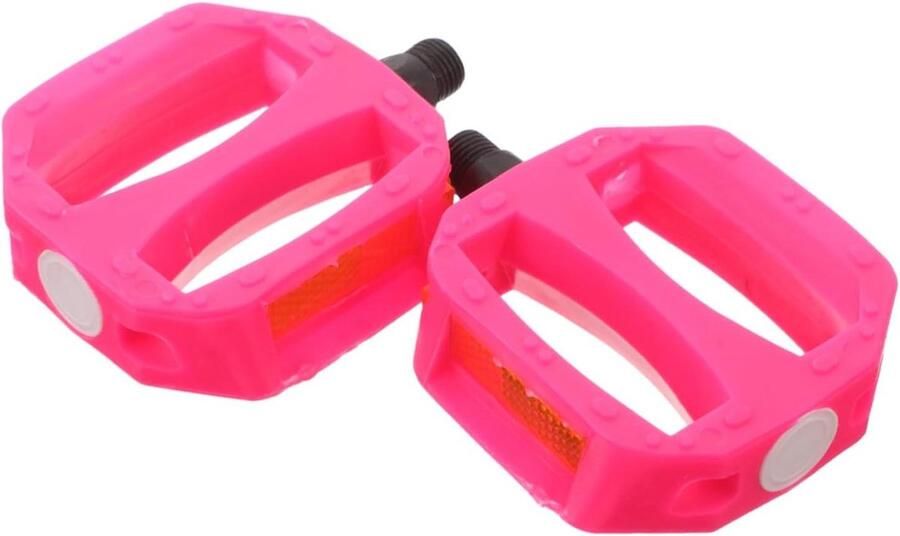 Kindvriendelijke Fietspedalen Pedalen Kinderfiets Veilig Fietsen Antislip Oppervlak 9 x 7 x 2 cm Roze