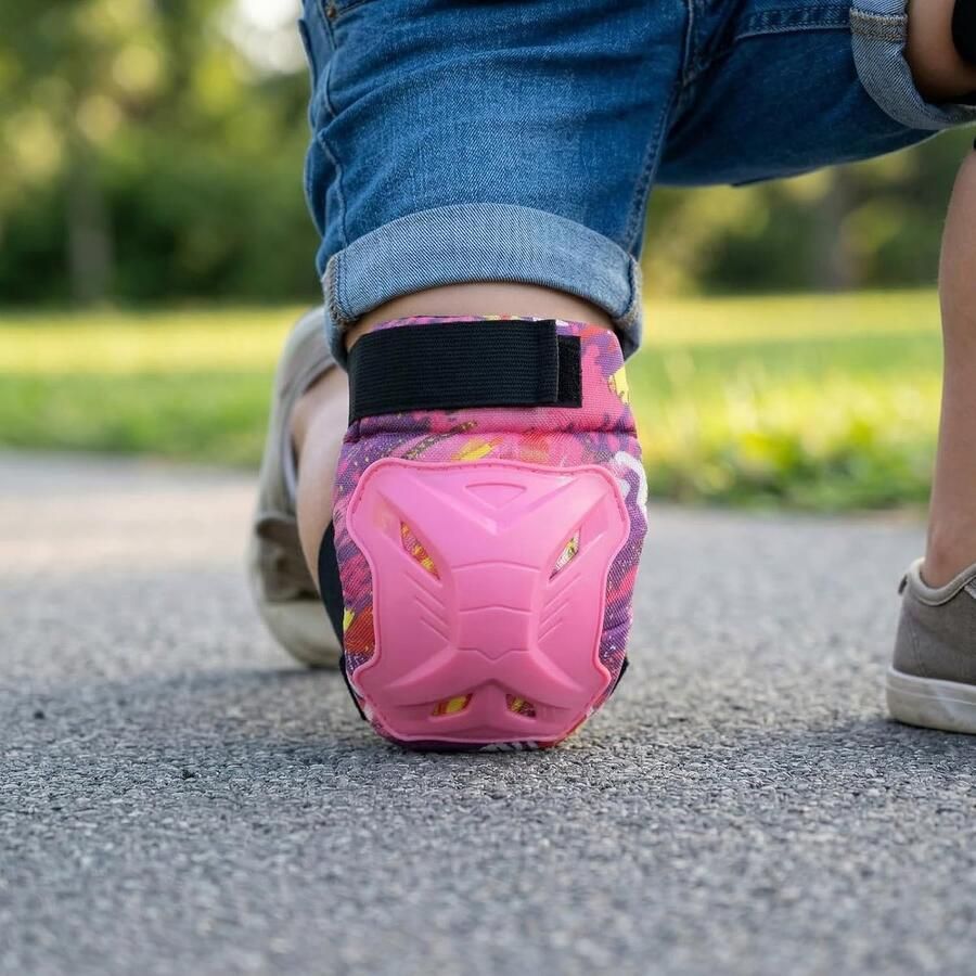 Kniebeschermers voor kinderen 6-in-1 beschermer inline skates voor kinderen van 2-14 jaar voor en beschermingsset voor skateboard scooter loopfietsen skateboards