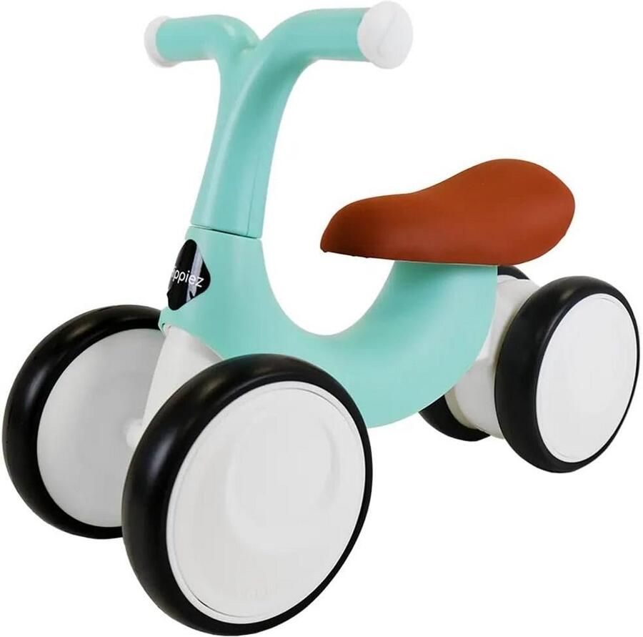 Lichte Loopfiets voor Kinderen Vanaf 1 Jaar met Lage Instap en Stuur begrenzer