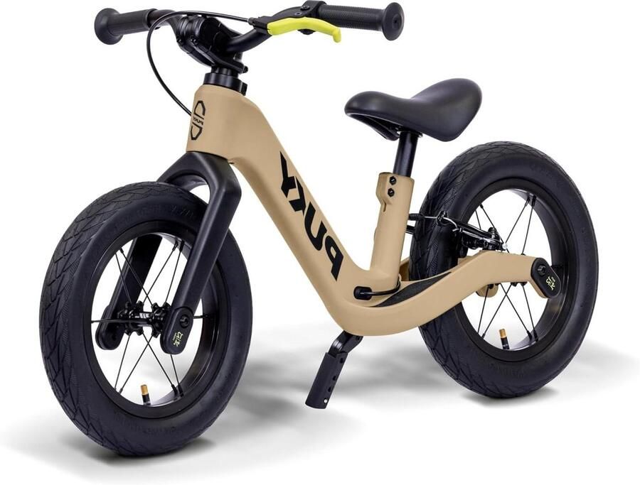 Loopfiets 12 inch Balansfiets Kinderfiets Leren Fietsen FlipChip Technologie 12 Inch Zand Zwart