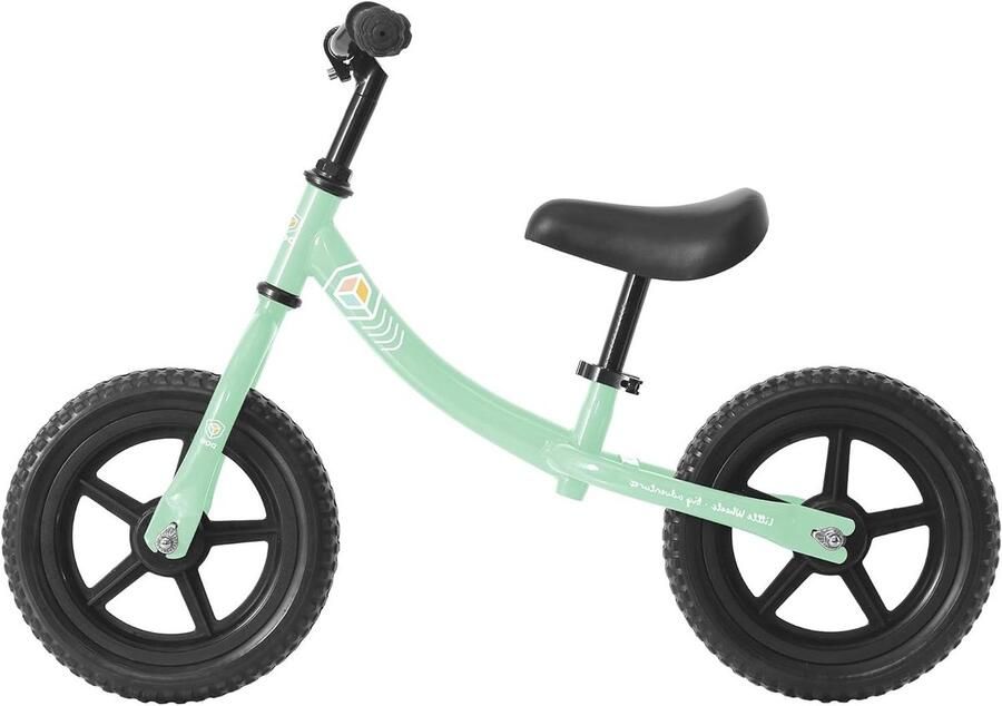 Loopfiets Balansfiets Kinderfiets Evenwicht Leren Lichtgewicht Frame 12 inch Groen