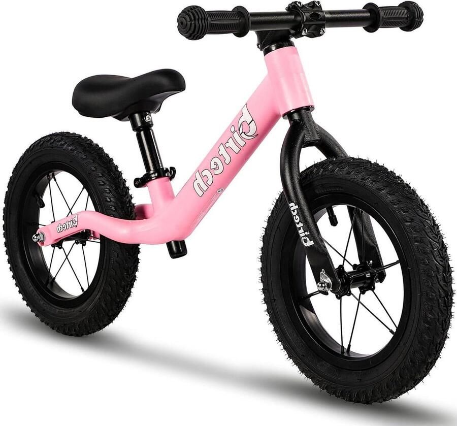 Loopfiets Kinderen Eerste Fiets Leren Fietsen Lichtgewicht Nylon Frame 12 inch Wielen Groen
