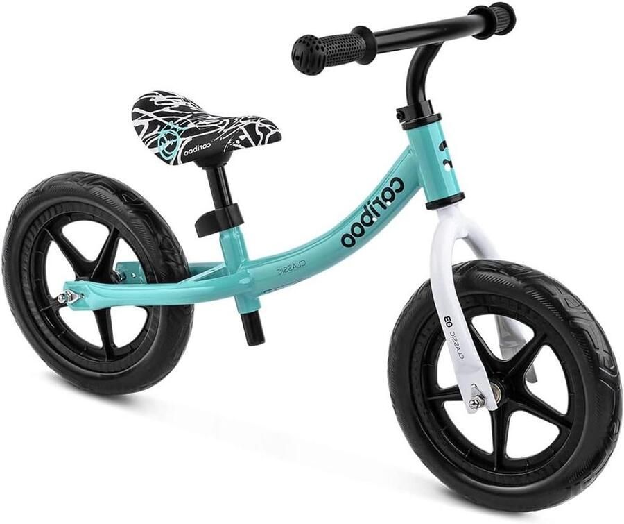 Loopfiets Kinderen Lichtgewicht Fiets Leren Fietsen Onderhoudsvrije Banden 12 Inch Wielen Marineblauw