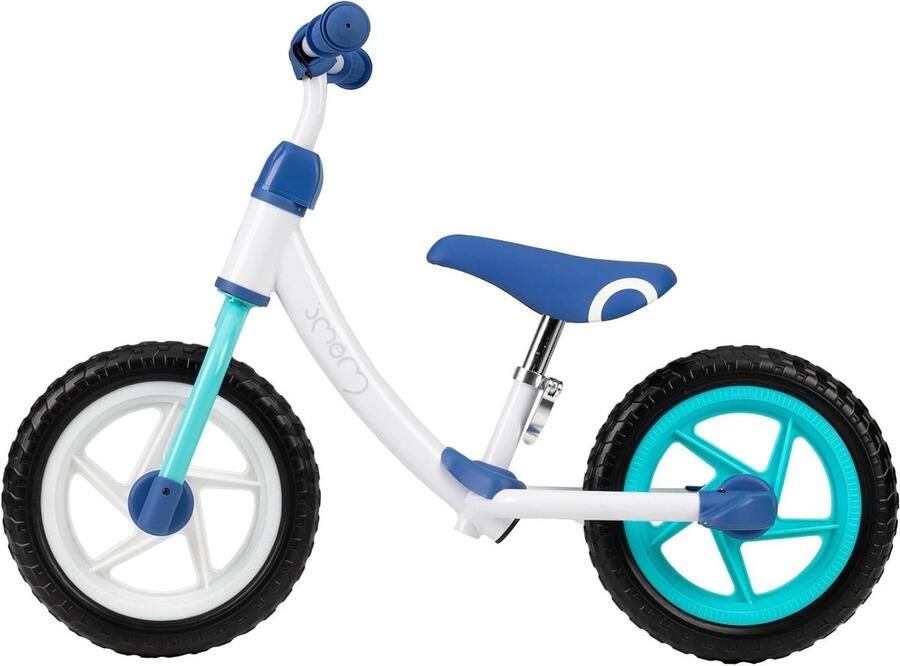 Loopfiets Kinderen Loopfiets Leren Fietsen Lichtgewicht Metalen Frame 12 Inch Wielen Donkerblauw