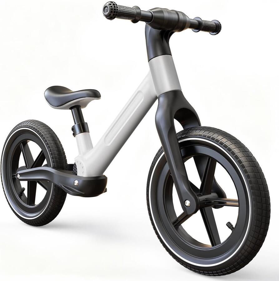 Loopfiets Kinderen Loopfiets Peutereen Leren Fietsen Lichtgewicht Frame 14 Inch Bruin