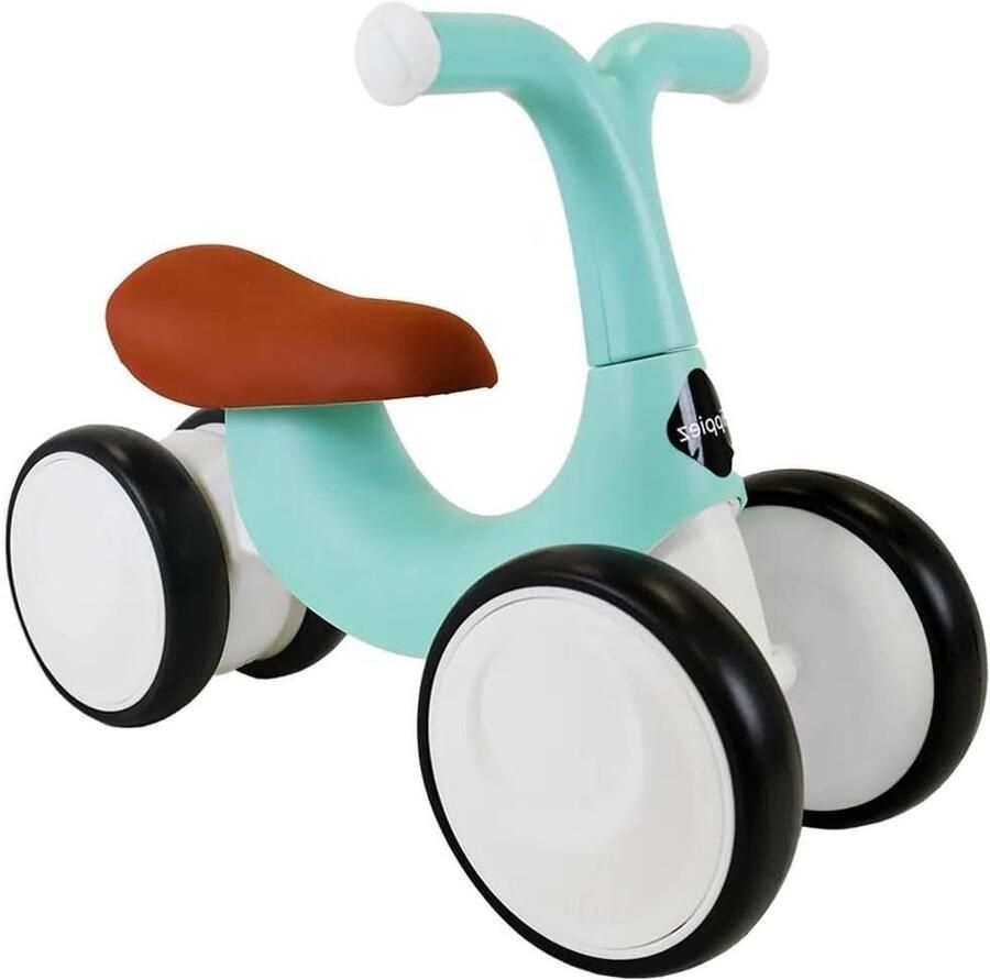 Loopfiets Vanaf 1 Jaar Kinderloopfiets Balansfiets Evenwicht Oefenen Lage Instap Stuurbegrenzer Zadelhoogte 25cm Munt