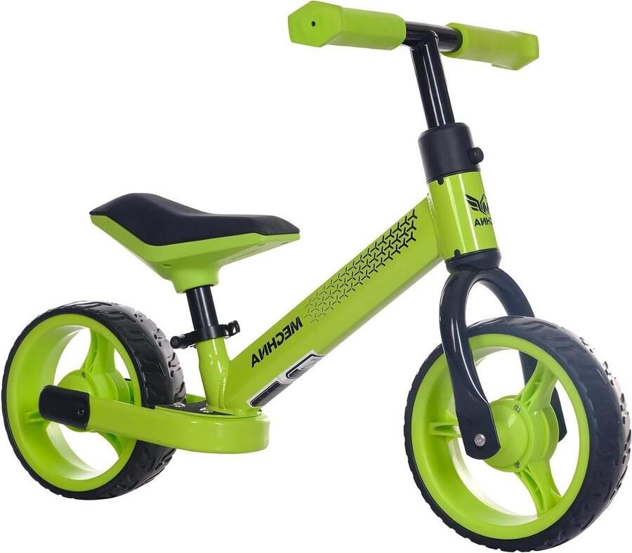 Loopfiets voor Kinderen Baby Balansfiets Eerste Fietservaring Lichtgewicht Frame 8 Inch Wielen Groen