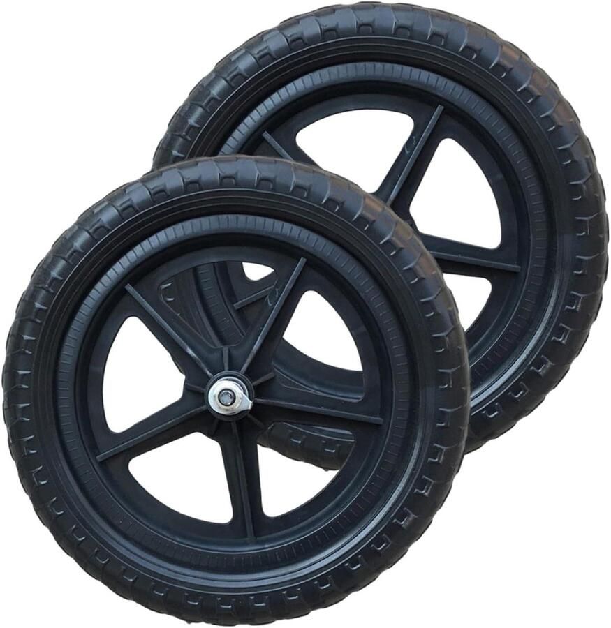 Loopfiets Wielen Kinderfiets Wielen Fietsen Leren Niet Opblaasbaar 11 inch Zwart