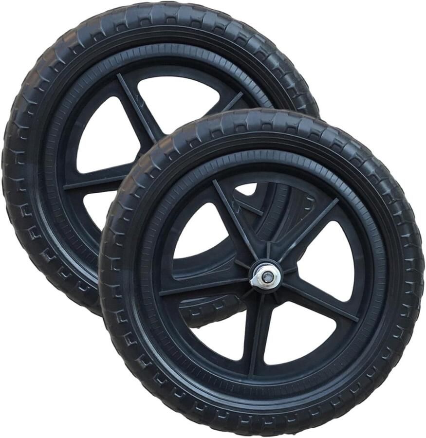 Loopfiets Wielen Reservewielen Kinderfiets Balans Leren Lichtgewicht Duurzaam 11 Inch Zwart