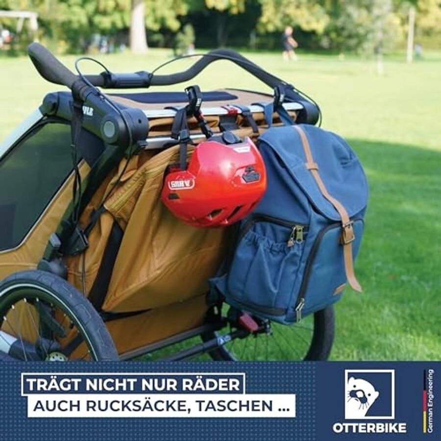 Loopwielhouder voor kinderfiets Veilig en betrouwbaar Zwart