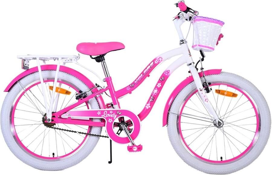 Meisjesfiets 20 inch Roze zonder Versnellingen