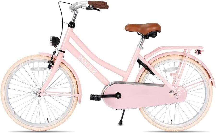 Meisjesfiets 26 inch Kinderfiets Omafiets Dagelijks Gebruik Verstelbaar Zadel en Stuur 26 inch Roze