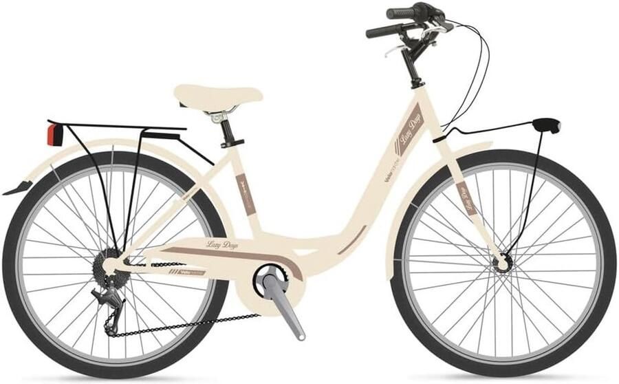 Meisjesfiets Enkele Buizen Stadsfiets Kinderfiets Dagelijks Gebruik Stalen Frame 24 Inch Wiel Roze