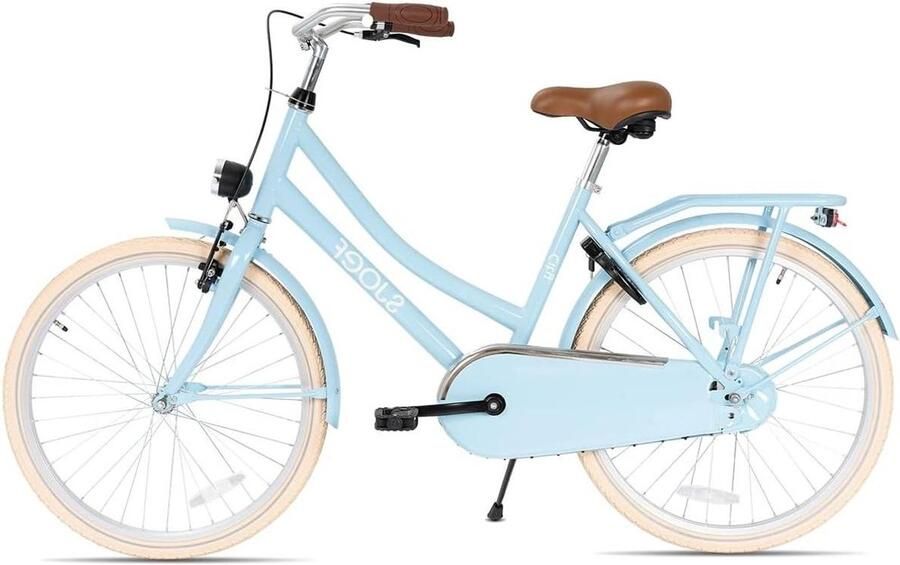 Meisjesfiets Stadsfiets Kinderfiets Naar School Aluminium Onderdelen 26 inch Lichtblauw