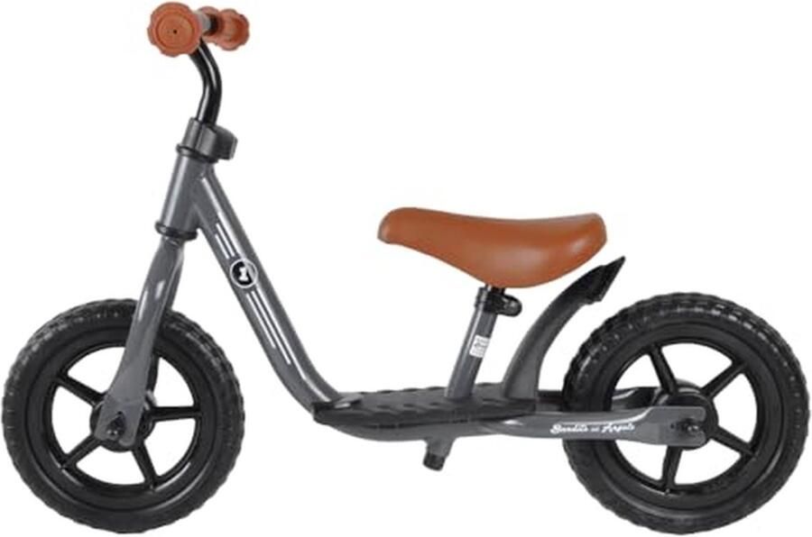 Metalen Loopfiets voor Kinderen vanaf 2 Jaar Verstelbaar Zadel en Veiligheidsfeatures