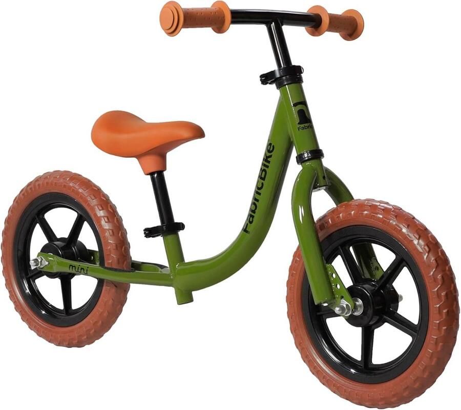 Mini 12 Loopfiets voor Kinderen van 18 Maanden tot 4 Jaar Balansfiets Zonder Pedalen Lichtgewicht en Verstelbaar